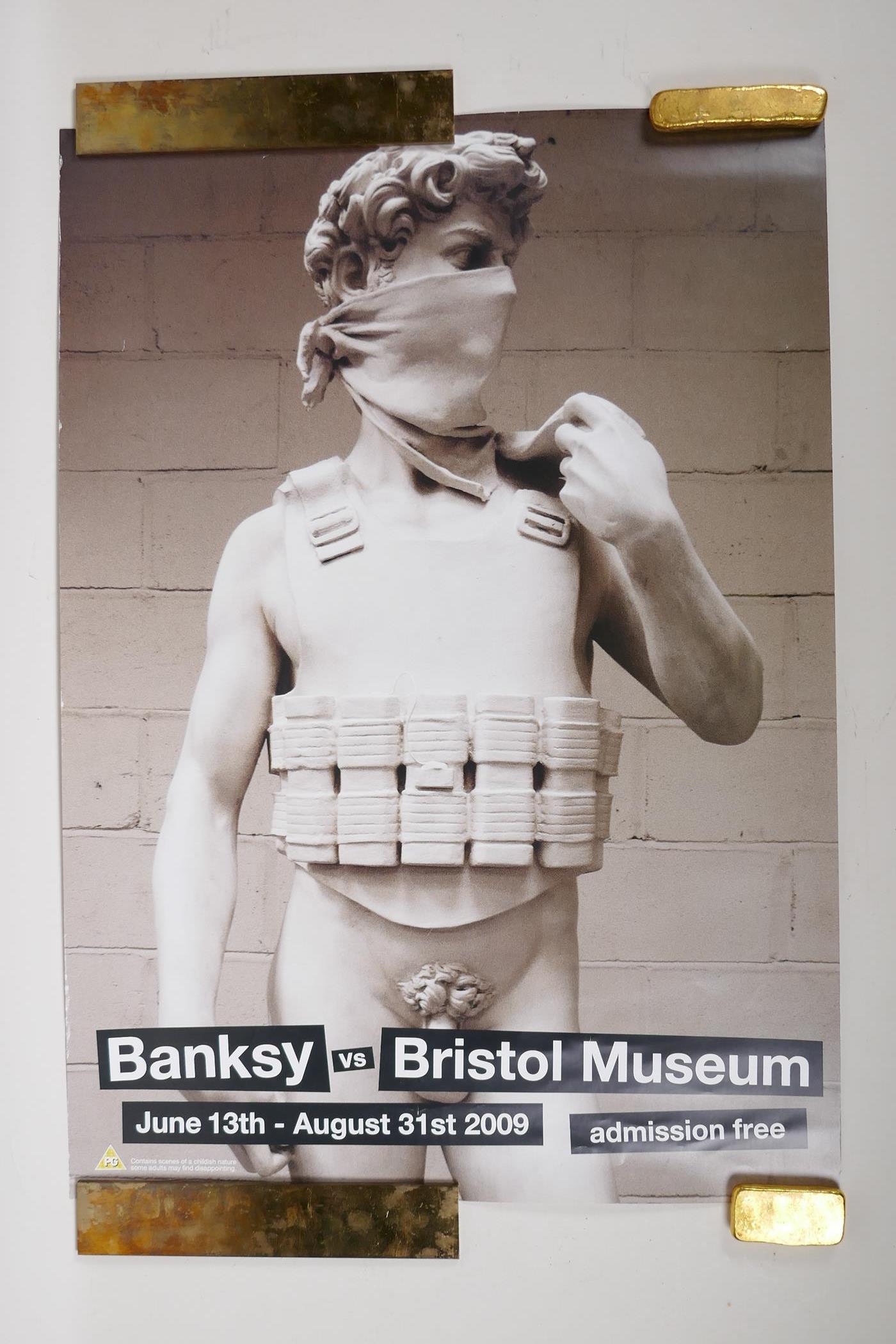 After Banksy, Banksy vs the Bristol Museum, June to August 2009, Exhibition poster depicting David - Image 2 of 2