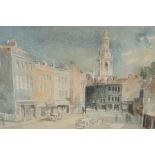 R.P Hutchinson, (19)73, Greenwich Village watercolour. And an Anthony Hill, 1994, Winter landscape