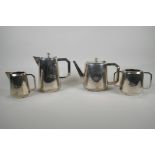 A silver plated Imperial Airways tea & coffee set by A. L. Davenport of Birmingham. Consisting of