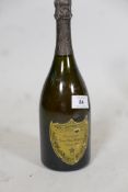 A bottle of Moet & Chandon, Cuvee Dom Perignon, vintage 1990