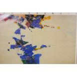 Sam Francis, exhibition poster, Kunstmuseum Basel, published by Forme, Italy 1989, 57" x 41"