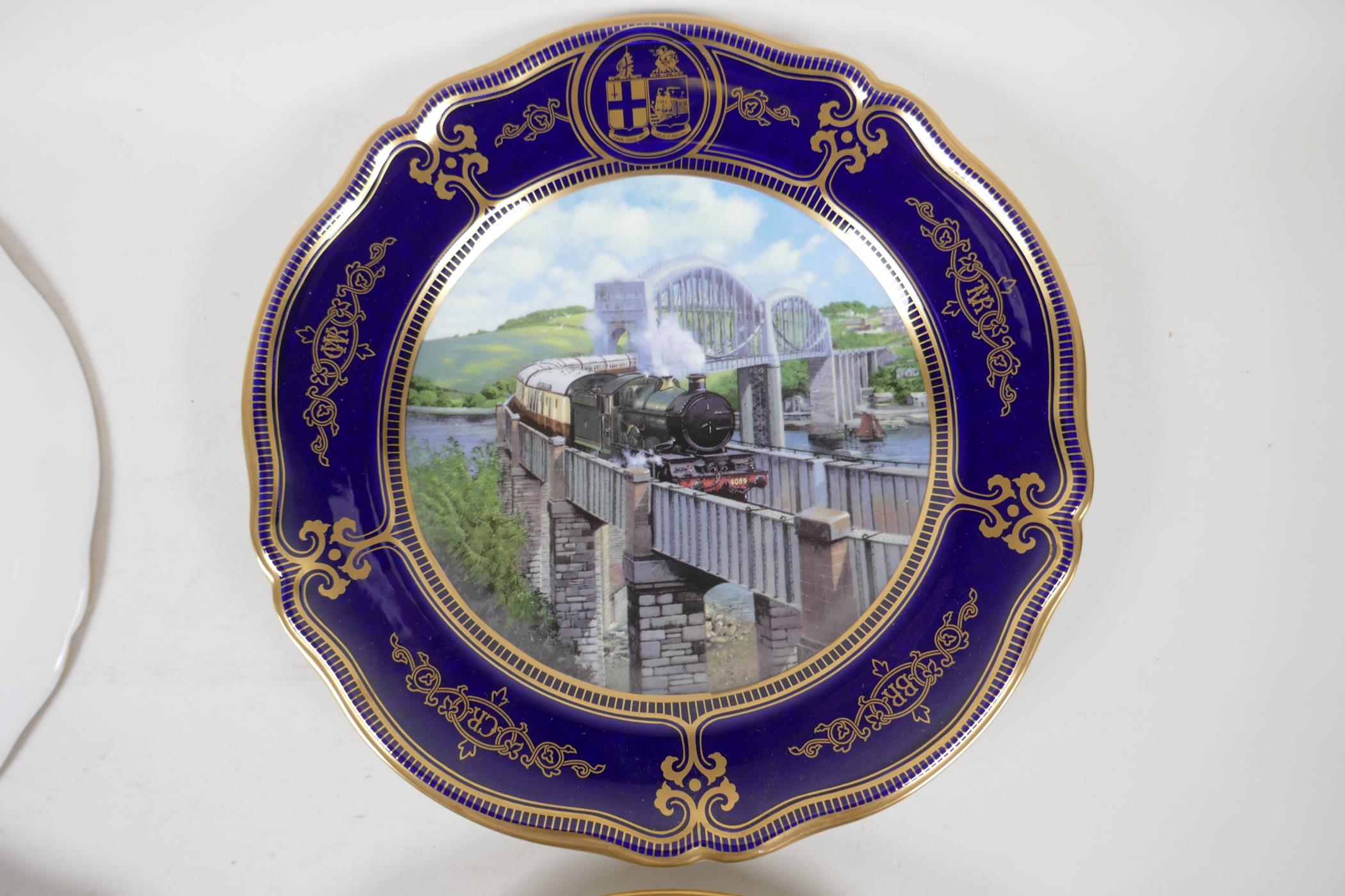 A set of four Spode limited edition collectors plates, from the series depicting British express - Image 4 of 9