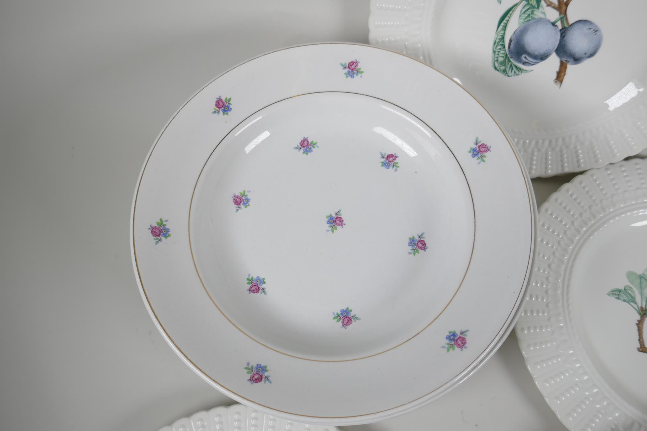 A quantity of Luneville Florean dinner plates and bowls, and six Royal Cauldron dessert plates, - Image 9 of 10