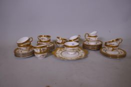 A Minton Riverton pattern part tea service