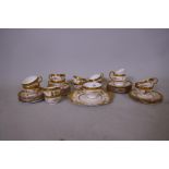 A Minton Riverton pattern part tea service