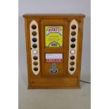 A 1950/60s 'Rotolite' penny arcade game, 21" x 7" x 28"