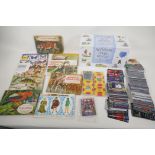 The Complete Collection Winnie the Pooh books, sealed/unopened, a quantity of Match Attax,