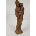 A composition figure of the Madonna and Child, 16" high