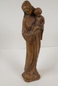 A composition figure of the Madonna and Child, 16" high