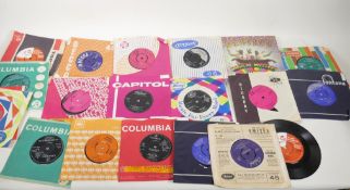 A quantity of 1960s 45rpm vinyl singles including American Mercury and Hickory labels