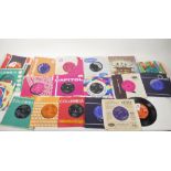 A quantity of 1960s 45rpm vinyl singles including American Mercury and Hickory labels