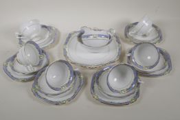 A Royal Albert 'Orient' pattern six place setting tea service