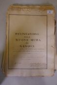 Delineazione delle Nuove Mura di Genova, a copy made 1790 of the specifications and plans of the