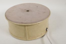 A vintage Whitmarley shop display turntable, model GDT 3, 10" diameter