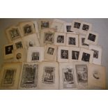 A quantity of early C19th engravings, published by Harding and Lepard, Pall Mall, earlier engravings