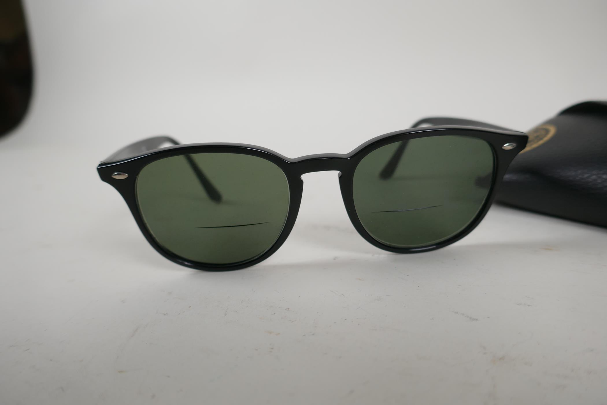 A pair of Ray-Ban bi-focal sun glasses, RB4259, in original case - Image 2 of 4