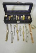 A quantity of lady's wristwatches