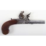 Flintlock Boxlock Pocket Pistol by Twigg, London, c.1800