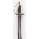 Georgian Circa 1770 Royal Navy Officers Fighting Sword