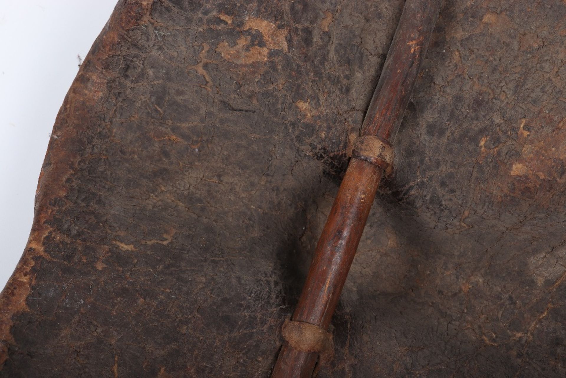 Large Nuer Tribe South Sudan Warriors Battle Shield - Image 6 of 8