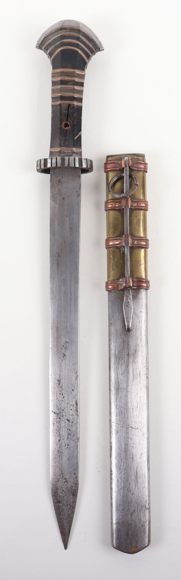 Large Tibetan or Bhotanese Dagger - Image 4 of 11