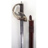 GVR 1897 Pattern Infantry Officers Sword Attributed to G L Watkinson K.B.E C.B MC & Bar Worcestershi