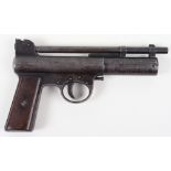 .177” Webley Mark I Barrel Cocking Air Pistol No. 46139