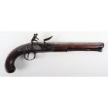 Good 24 Bore Flintlock Duelling Pistol by Bell of York c.1780