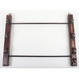 Good Early Victorian Locking Gun Rack for Three Guns