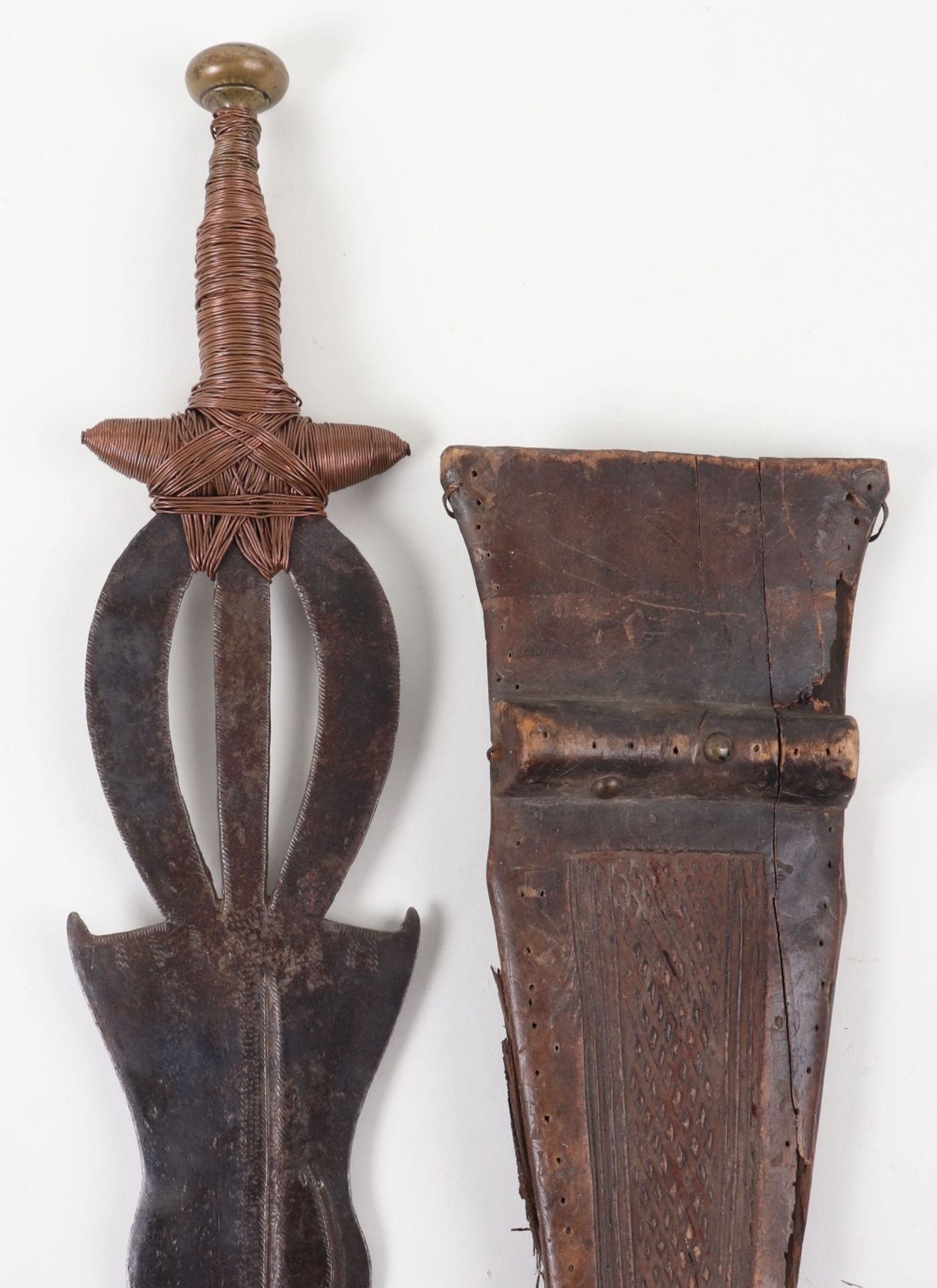 African Ngbandi Tribe Sword - Bild 2 aus 13