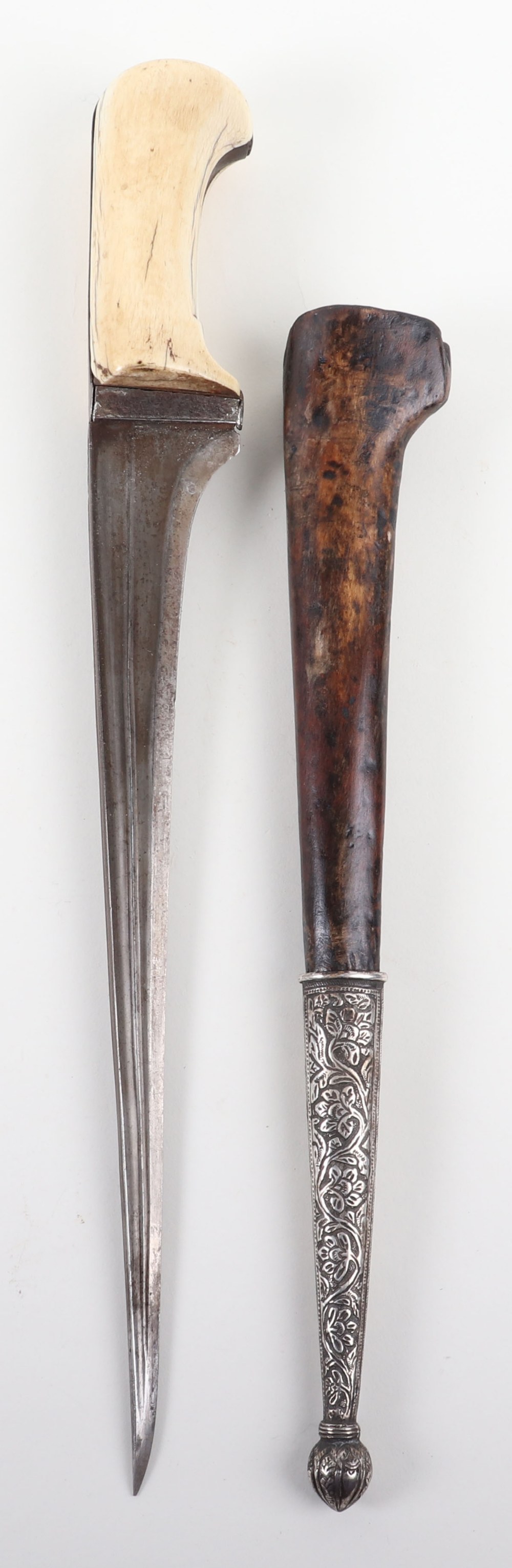 ^ Large Indian Punjabi Dagger Pesh Kabz, Early 19th Century - Image 11 of 13