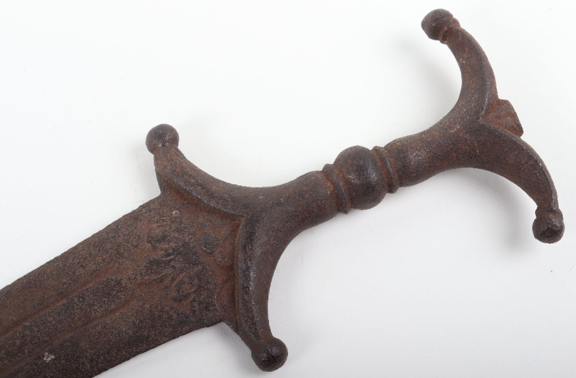 Early Indian All Steel Dagger Chilanum, Probably 16th Century - Image 3 of 6