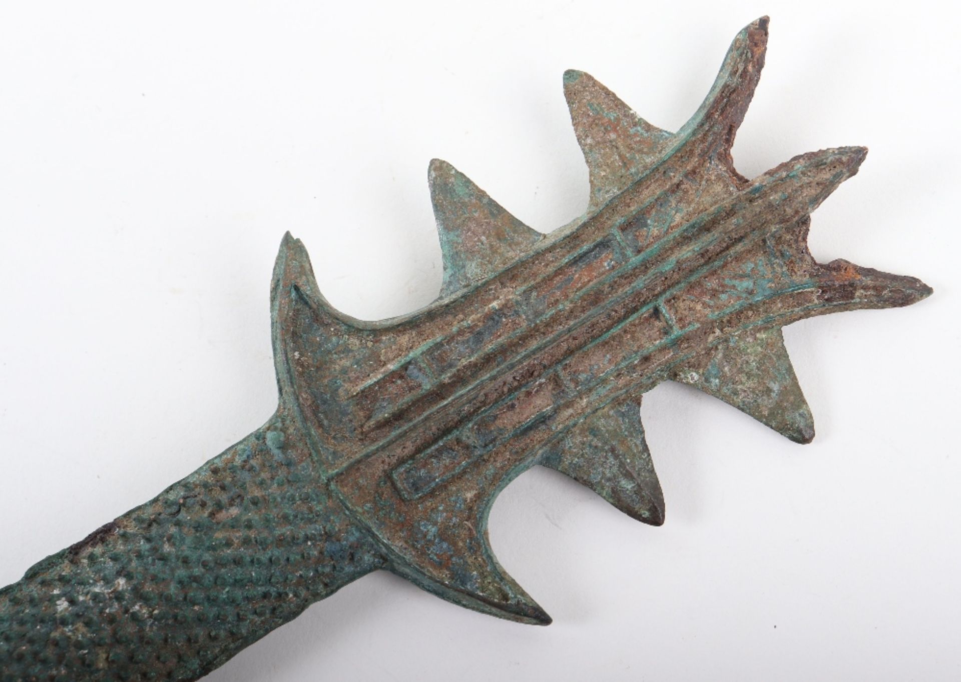 Good Quality Southern Chinese (Yunnan/Sichuan) Bronze Sword Hilt, Late Warring States to Early Han P - Image 3 of 7