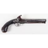 Queen Anne Style Cannon Barrelled Flintlock Holster Pistol c.1720