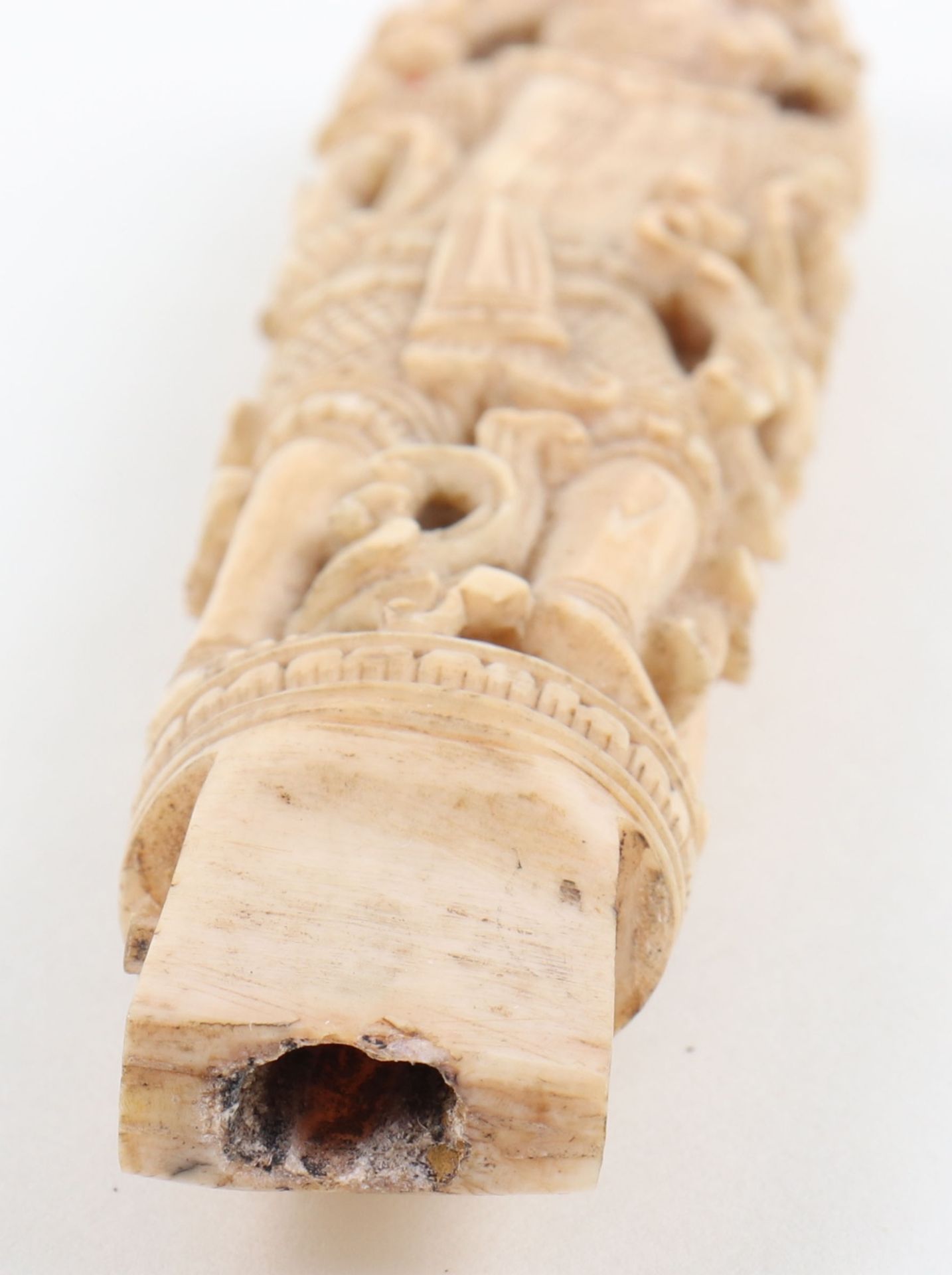 ^ Burmese Ivory Dha Handle, Late 19th Century - Image 4 of 6