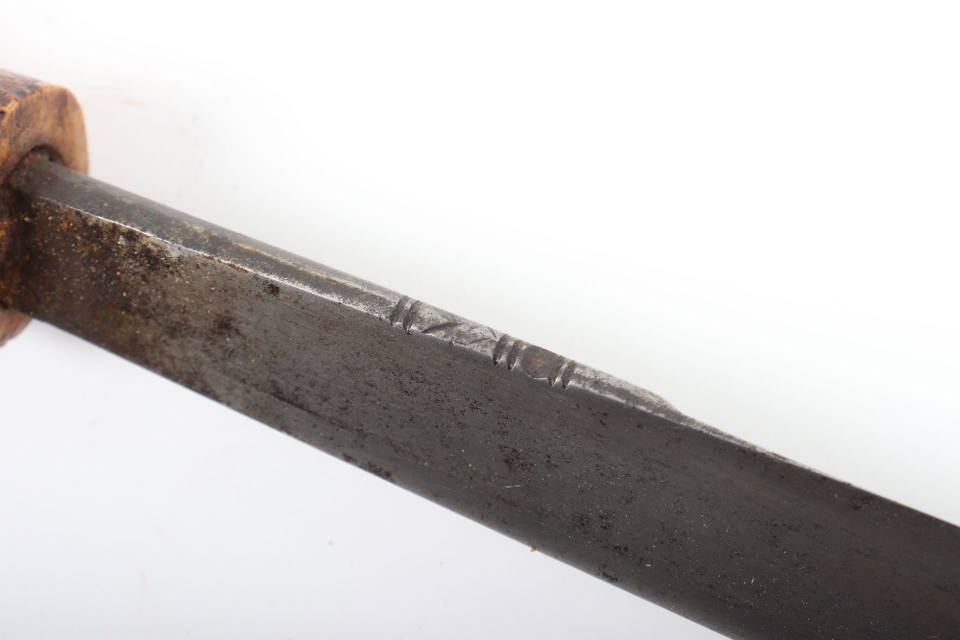 Late 19th Century Dyak Head Hunter’s Sword Mandau, - Image 5 of 9