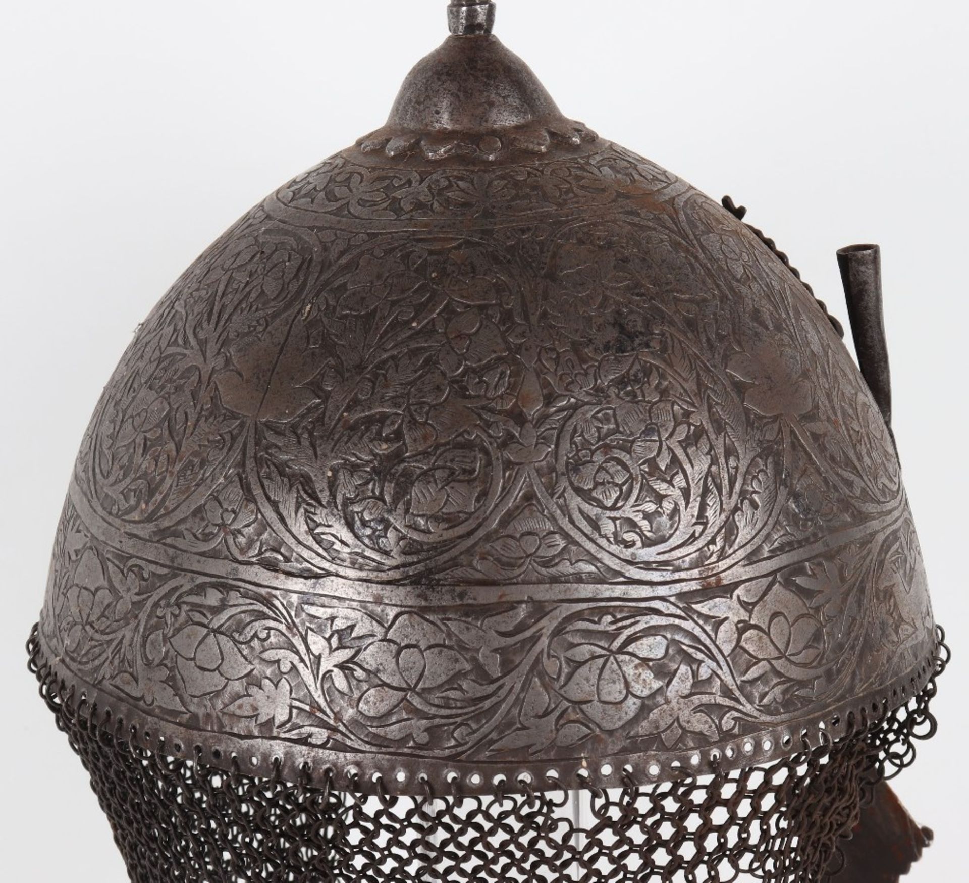 19th Century Indian Helmet Kulah Khud - Image 7 of 13