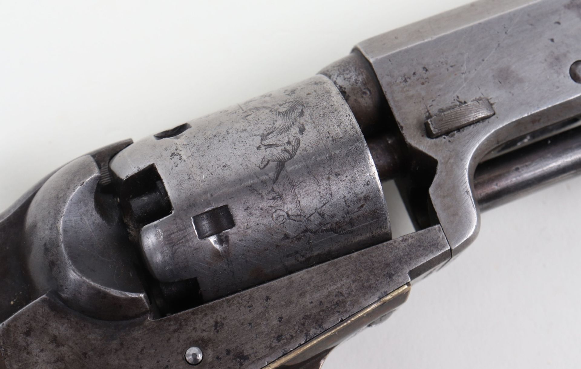 5 Shot .31” Colt Pocket Model Single Action Percussion Revolver No. 42714 (matching) - Image 3 of 12