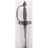 Good English Silver Hilt Smallsword c.1770