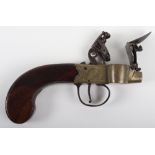 Brass Framed Flintlock Boxlock Tinder Lighter c.1800