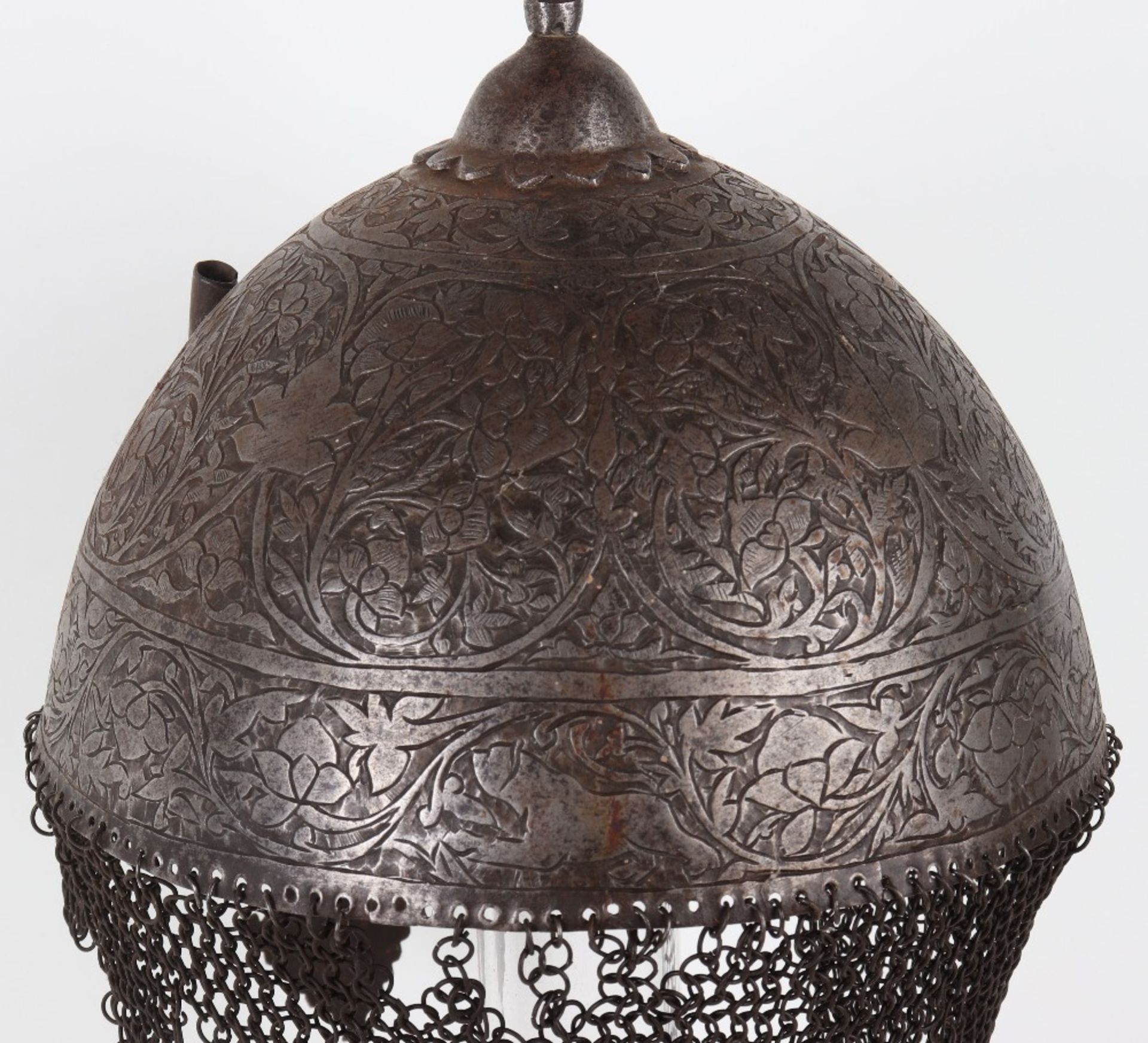 19th Century Indian Helmet Kulah Khud - Image 9 of 13
