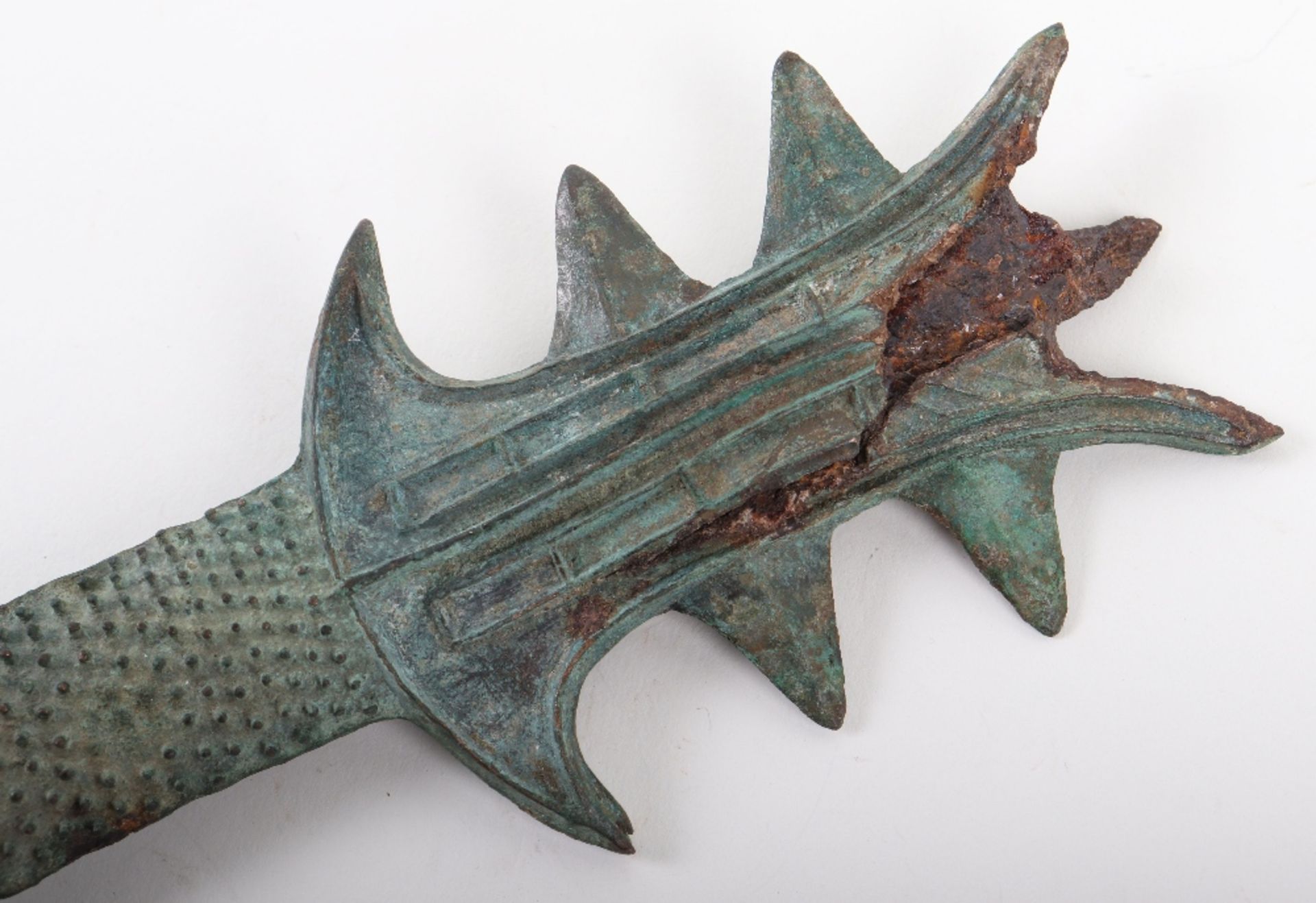 Good Quality Southern Chinese (Yunnan/Sichuan) Bronze Sword Hilt, Late Warring States to Early Han P - Image 4 of 7