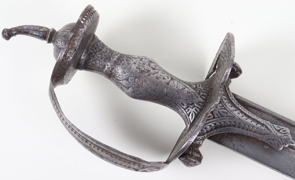 Indian Sword Khanda, 19th Century - Image 4 of 20