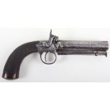 Percussion Belt Pistol by Adsett of Guildford c.1845