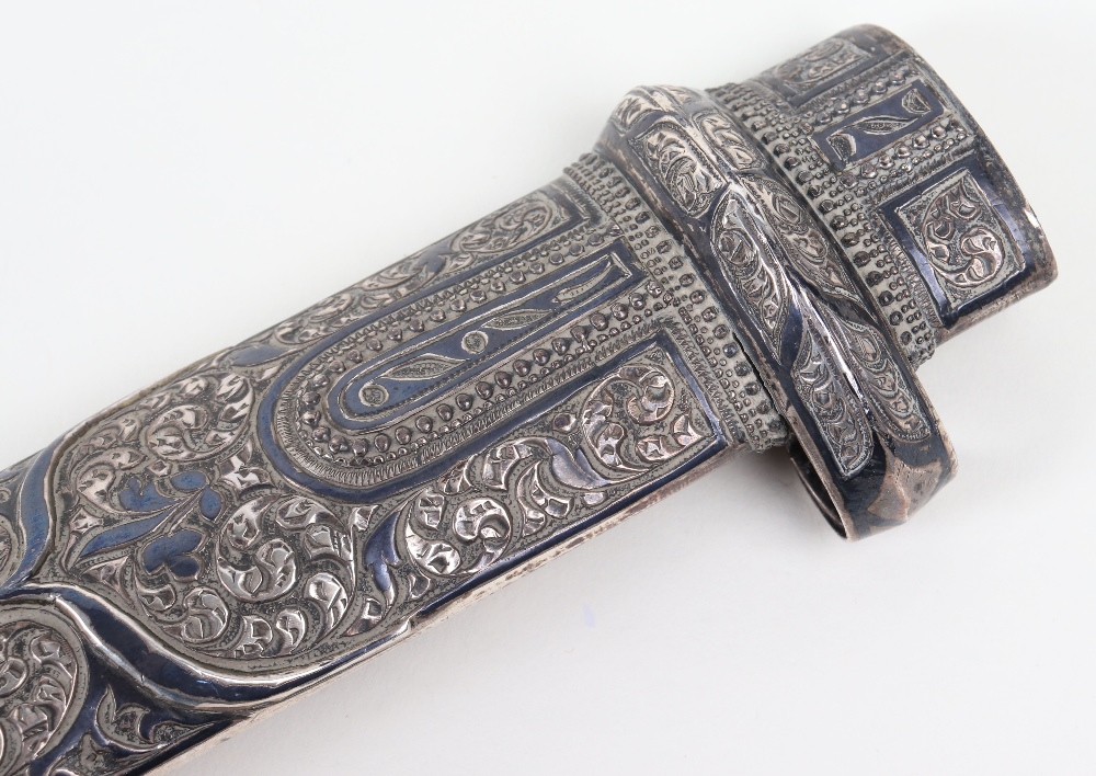 Russian Silver Niello Mounted Kindjal c.1900 - Image 3 of 16