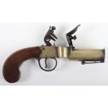 Brass Framed Flintlock Boxlock Tinder Lighter c.1800