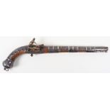 Miquelet Flintlock Holster Pistol from the Caucasus c.1840