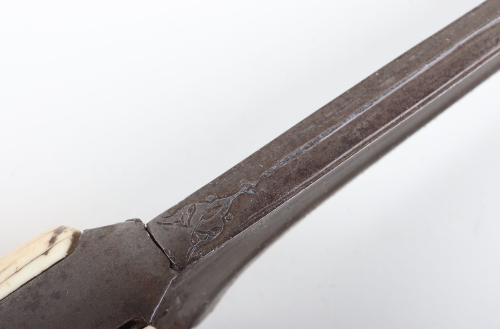 ^ Large Indian Punjabi Dagger Pesh Kabz, Early 19th Century - Image 8 of 13