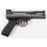 .177” Webley Mark I Barrel Cocking Air Pistol No. 52324