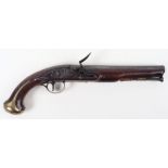 Flintlock Holster Pistol by Bate c.1740